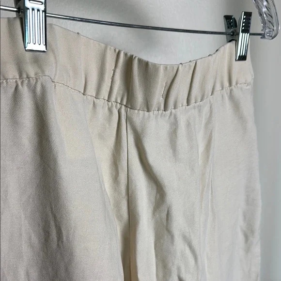 H&M Cream Wide-Leg High Waisted Pants - Picture 4 of 4